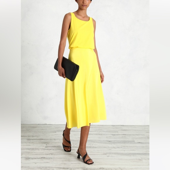 SOLD!Sportmax Lable-cut Fitted Jersey Top & Matching Skirt Set(2 pieces) - Picture 3 of 17